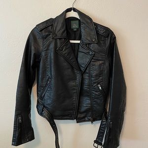Wild Fable XS faux leather moto jacket
